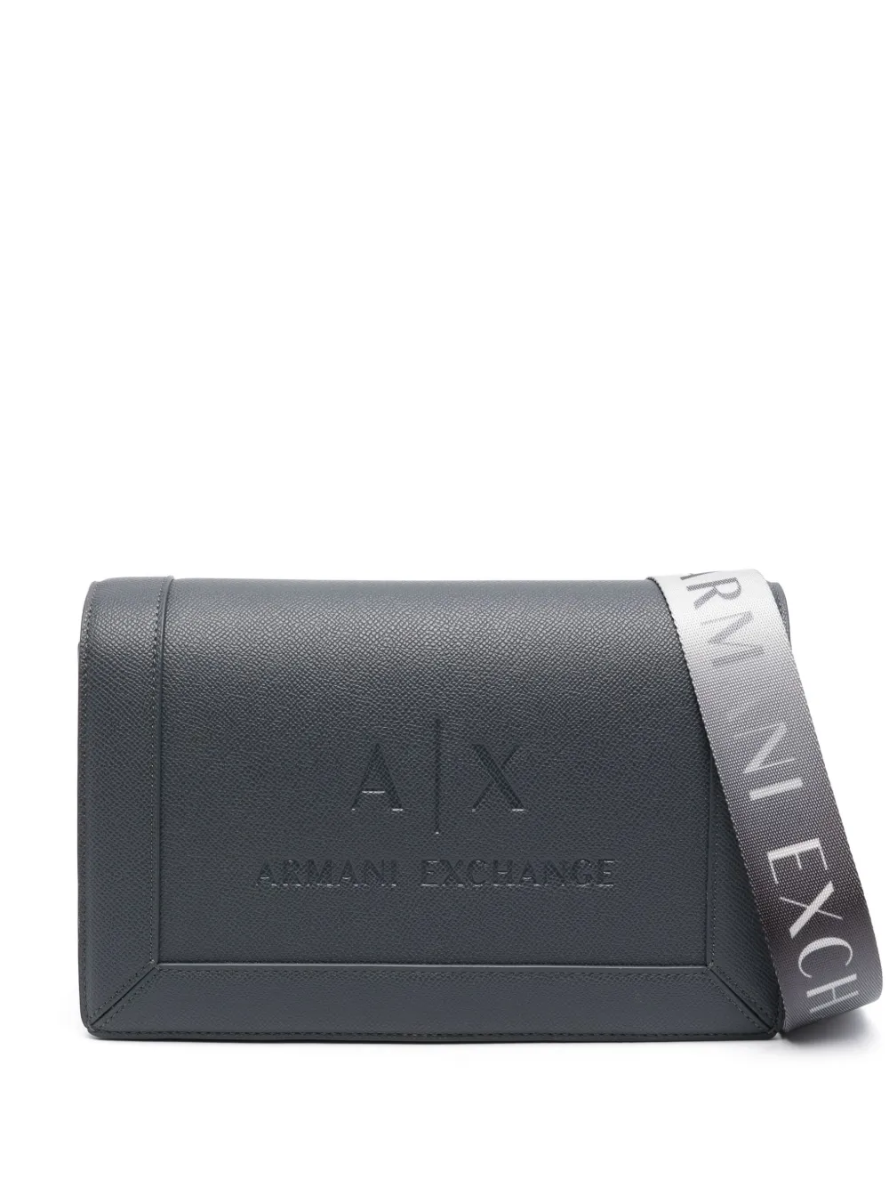 Armani Exchange Layla crossbodytas met logo-reliëf Grijs