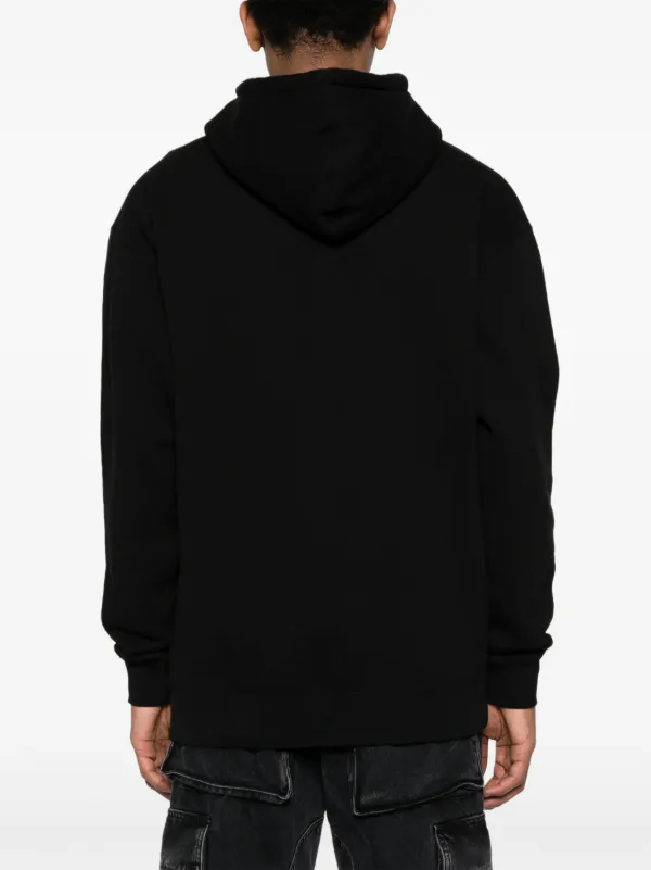 black hoodie with front pocket