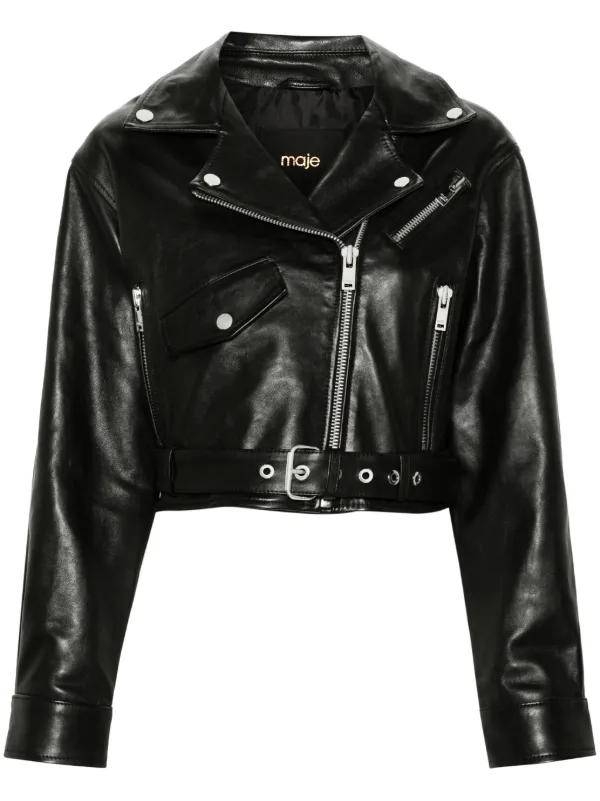 Maje cheap leather jackets