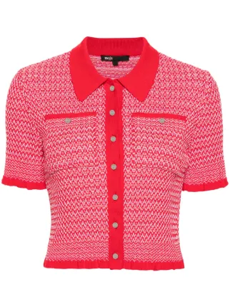 Maje red store cardigan