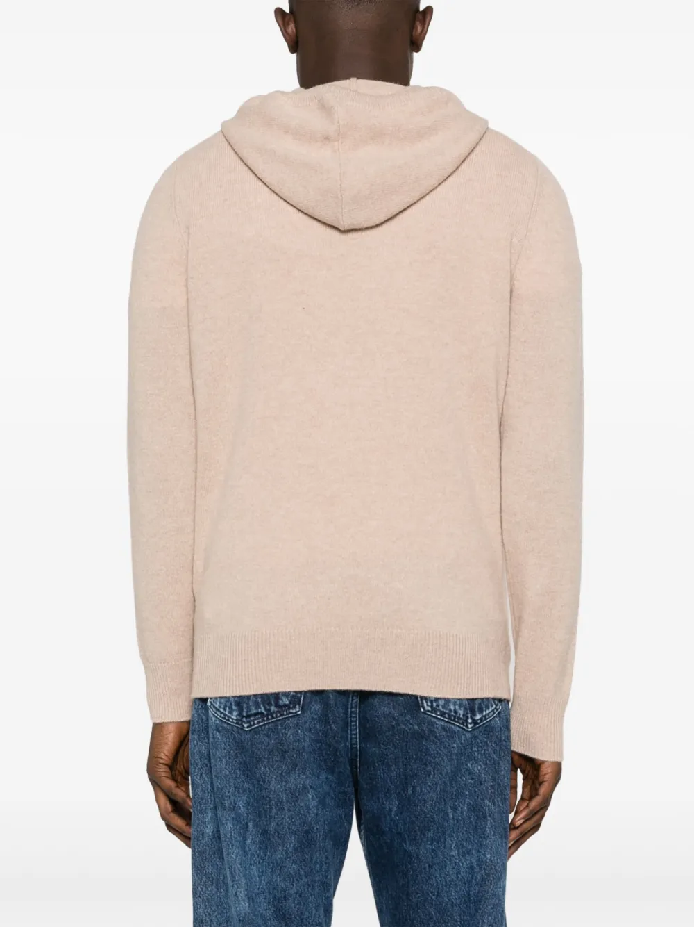 MC2 Saint Barth Hoodie met geborduurd logo Beige