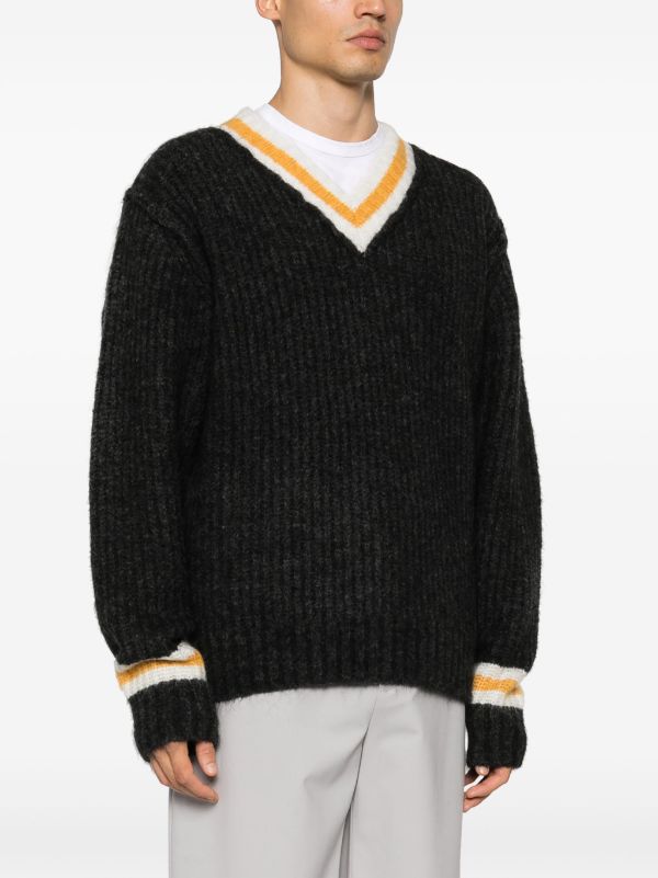 Stüssy Tennis striped-trim Jumper - Farfetch