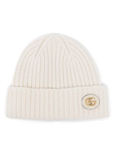 Gucci Double G-plaque beanie