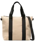 Rains logo-debossed waterproof tote bag - Neutrals