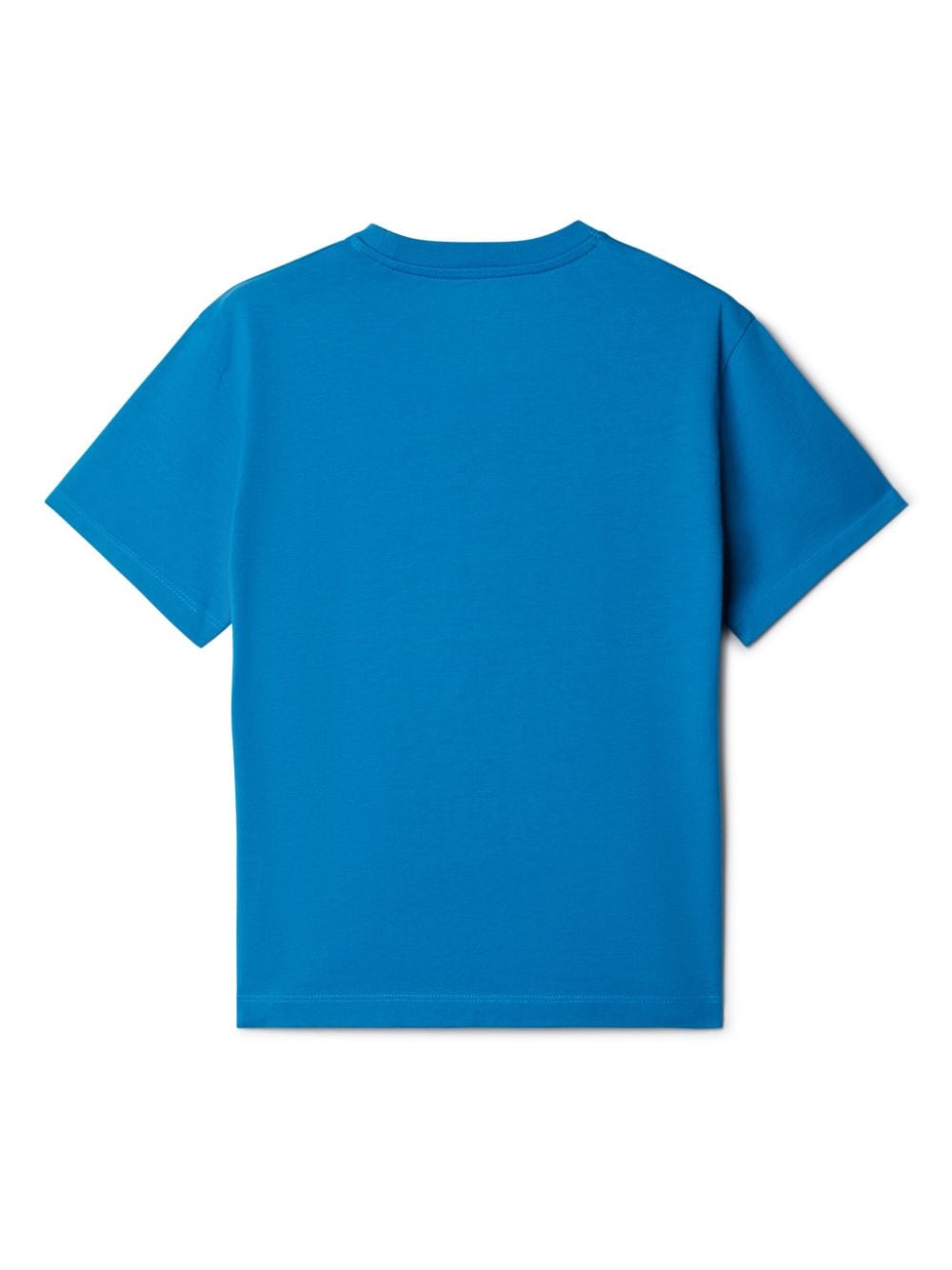 Shop Off-white Big Bookish Cotton T-shirt In Blue