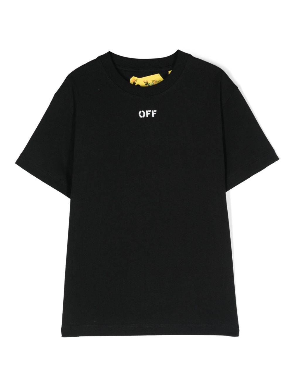 Off-White Kids logo-print cotton T-shirt - Nero