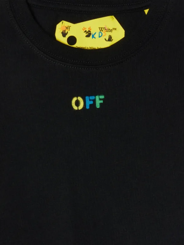 Off white rainbow t shirt best sale