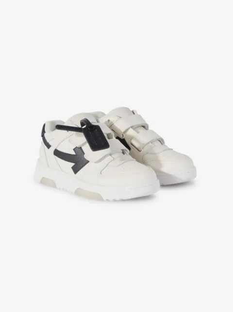 Off-White Kids baskets Out of Office à fermeture scratch