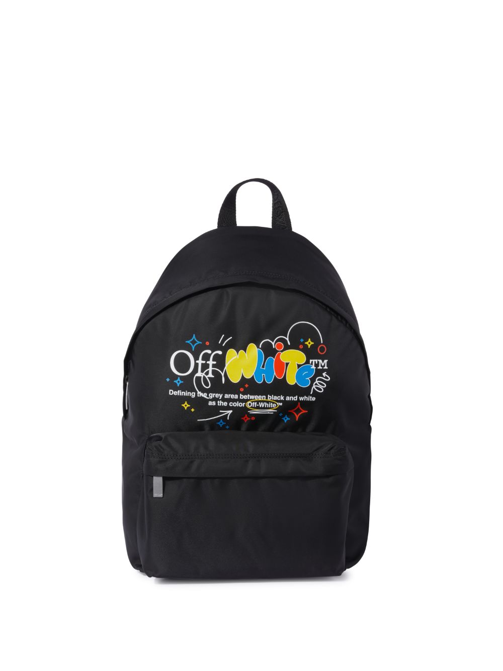 Off-white Kids' Funny Backpack In Black