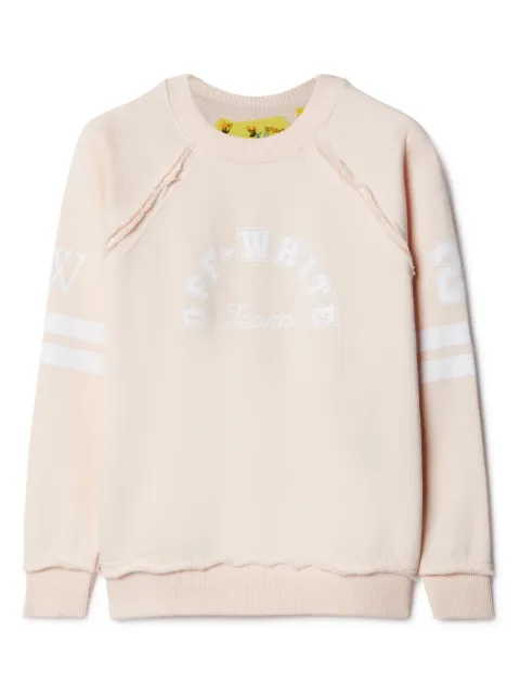 Off-White Kids Moletom Team 23 de algodão