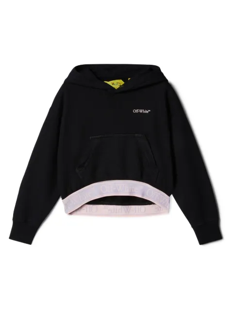 Off-White Kids Bookish katoenen hoodie met logoband