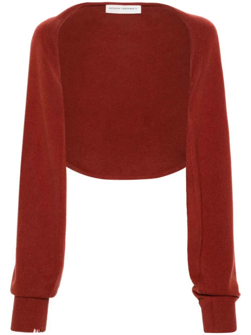 Extreme cashmere Cropped vest Oranje