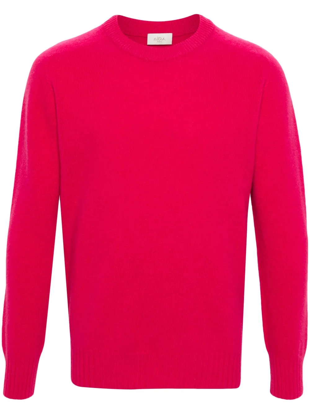 crew-neck wool-blend jumper