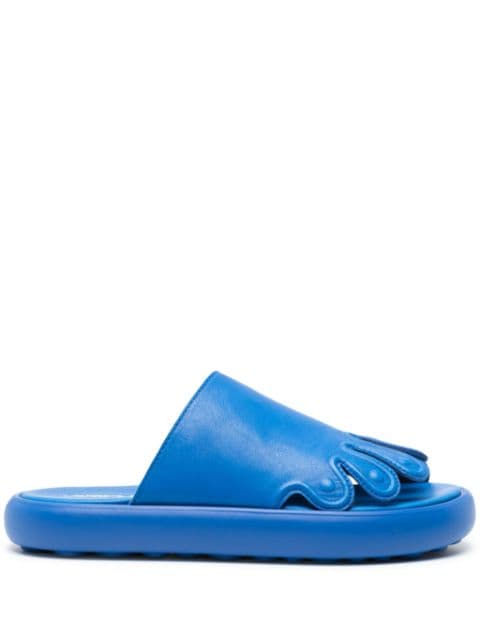 CamperLab Pelotas Flota toes-shaped leather slides