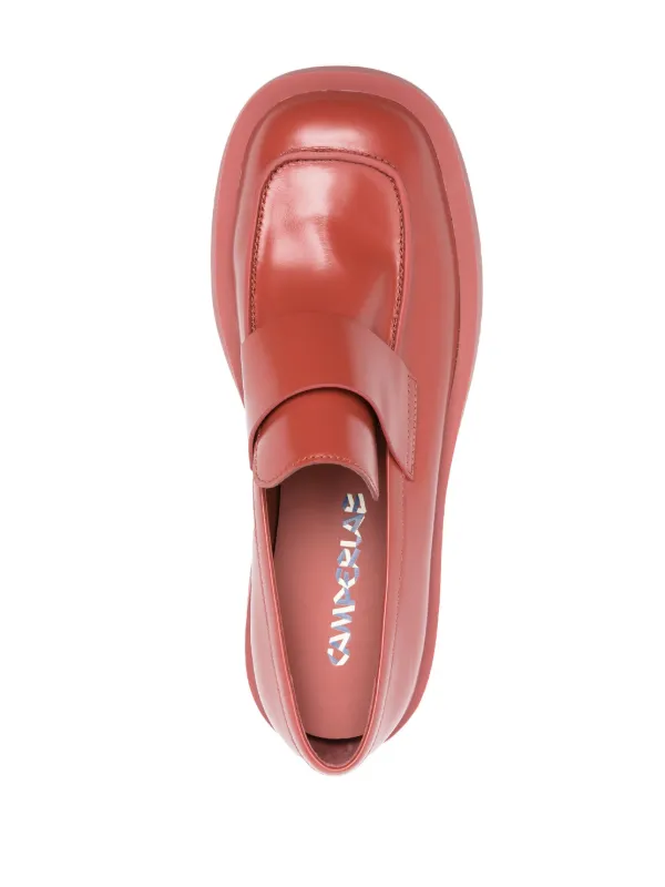 CamperLab MIL 1978 Leather Loafers | Red | FARFETCH AO