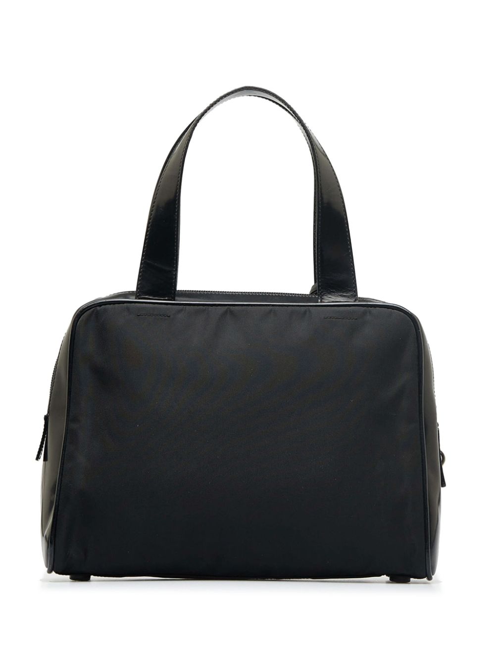 Prada Pre-Owned Tessuto triangle-logo handbag - Zwart