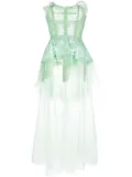Maison Margiela tulle corset dress - Green