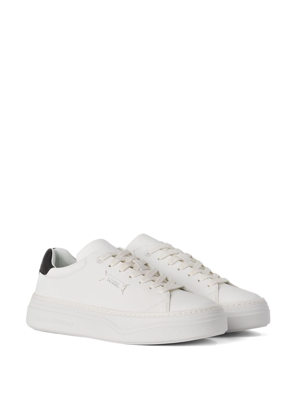 Karl Lagerfeld Konvert logo-patch sneakers White