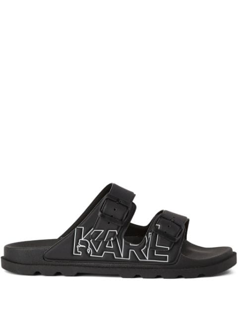 Karl Lagerfeld Kondo Tred double-strap sandals