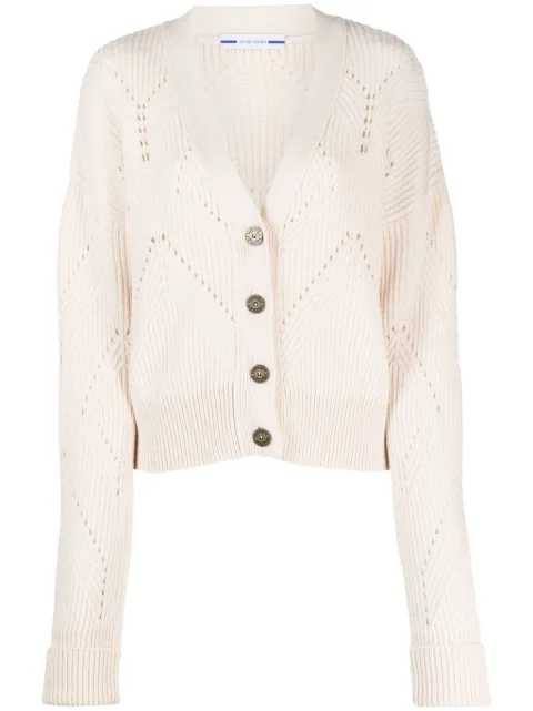 Jacob Cohën openwork ribbed-knit cardigan