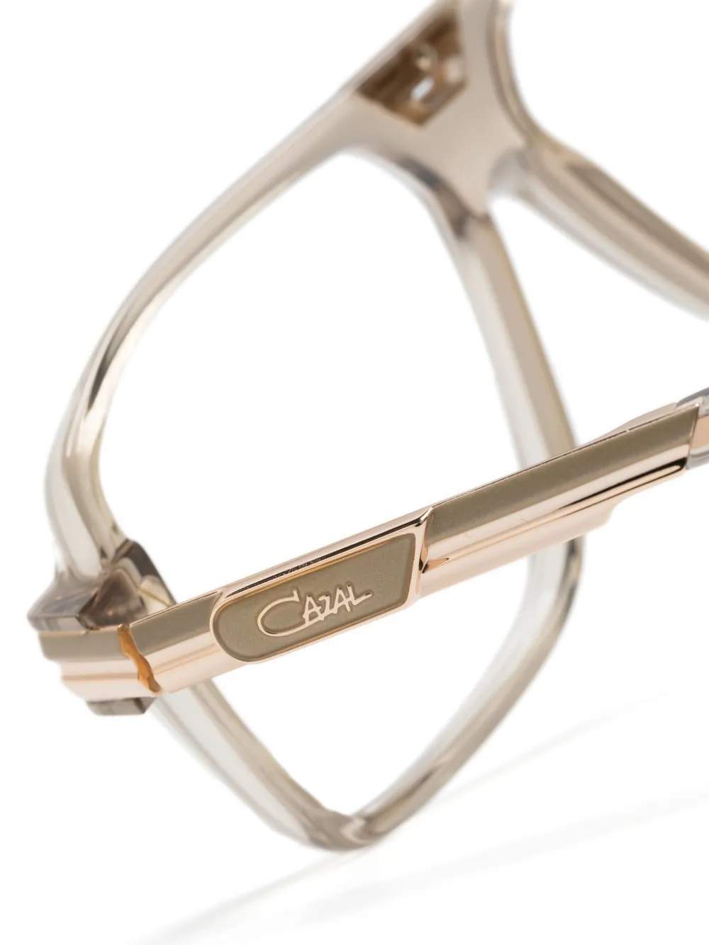 Cazal 6032 bril met piloten montuur Beige