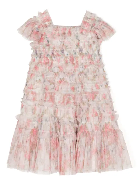 NEEDLE & THREAD KIDS Lisette smocked dress