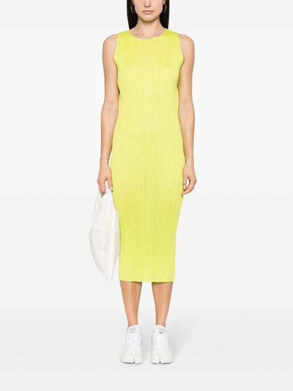 Pleats Please Issey Miyake New Colorful Basics 3 Midi Dress - Farfetch