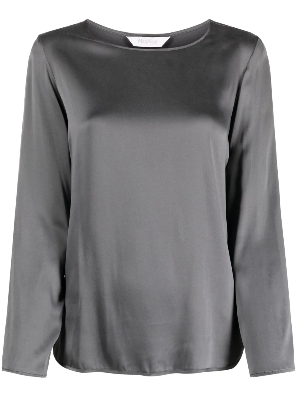 Max Mara Leisure Blouse met ronde hals Grijs
