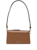 Michael Kors Empire leather crossbody bag - Brown