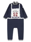 Moncler Enfant Ski Competition cotton romper - Blue