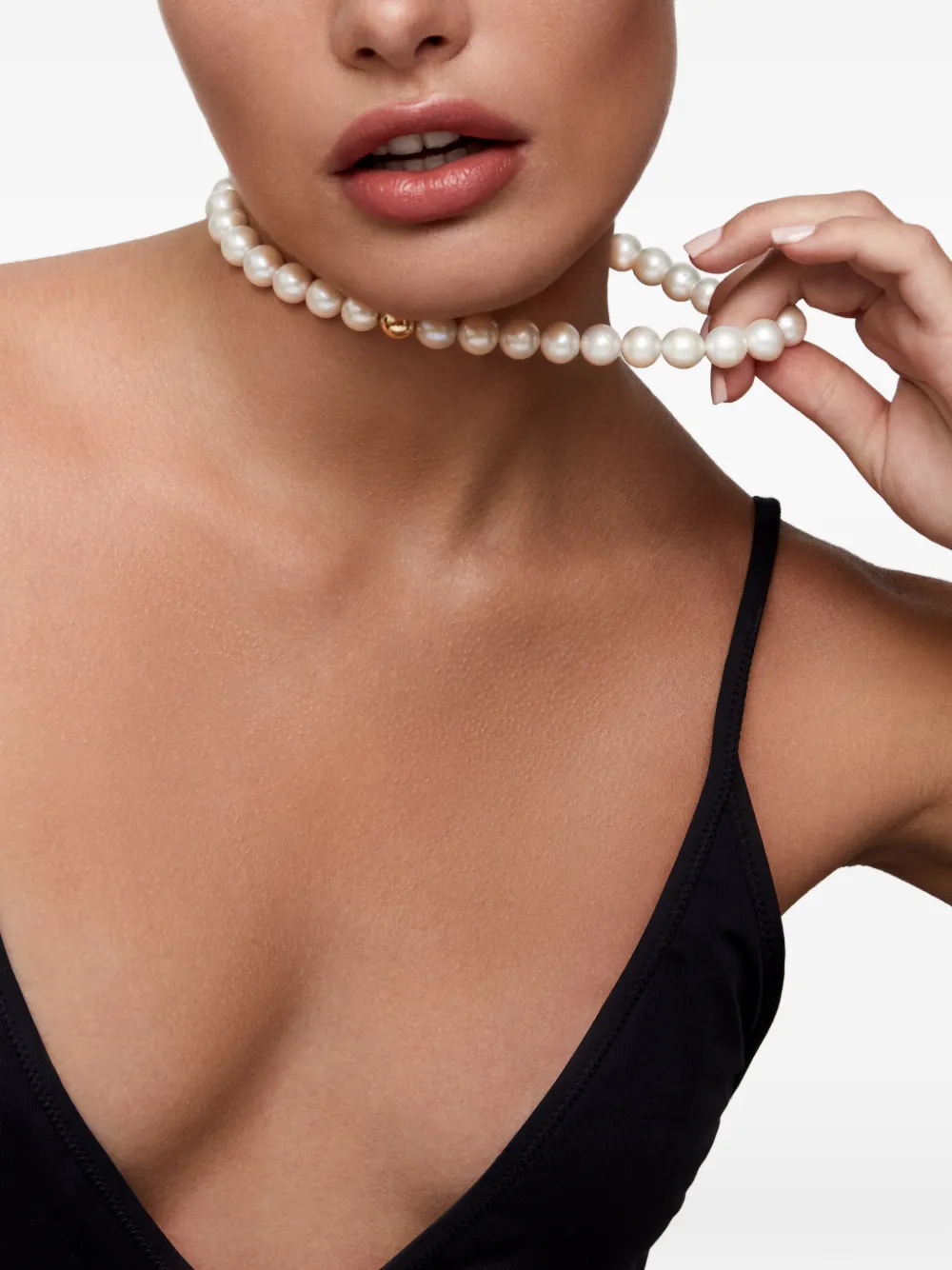  Mateo Baroque Pearl Necklace - Neutrals 