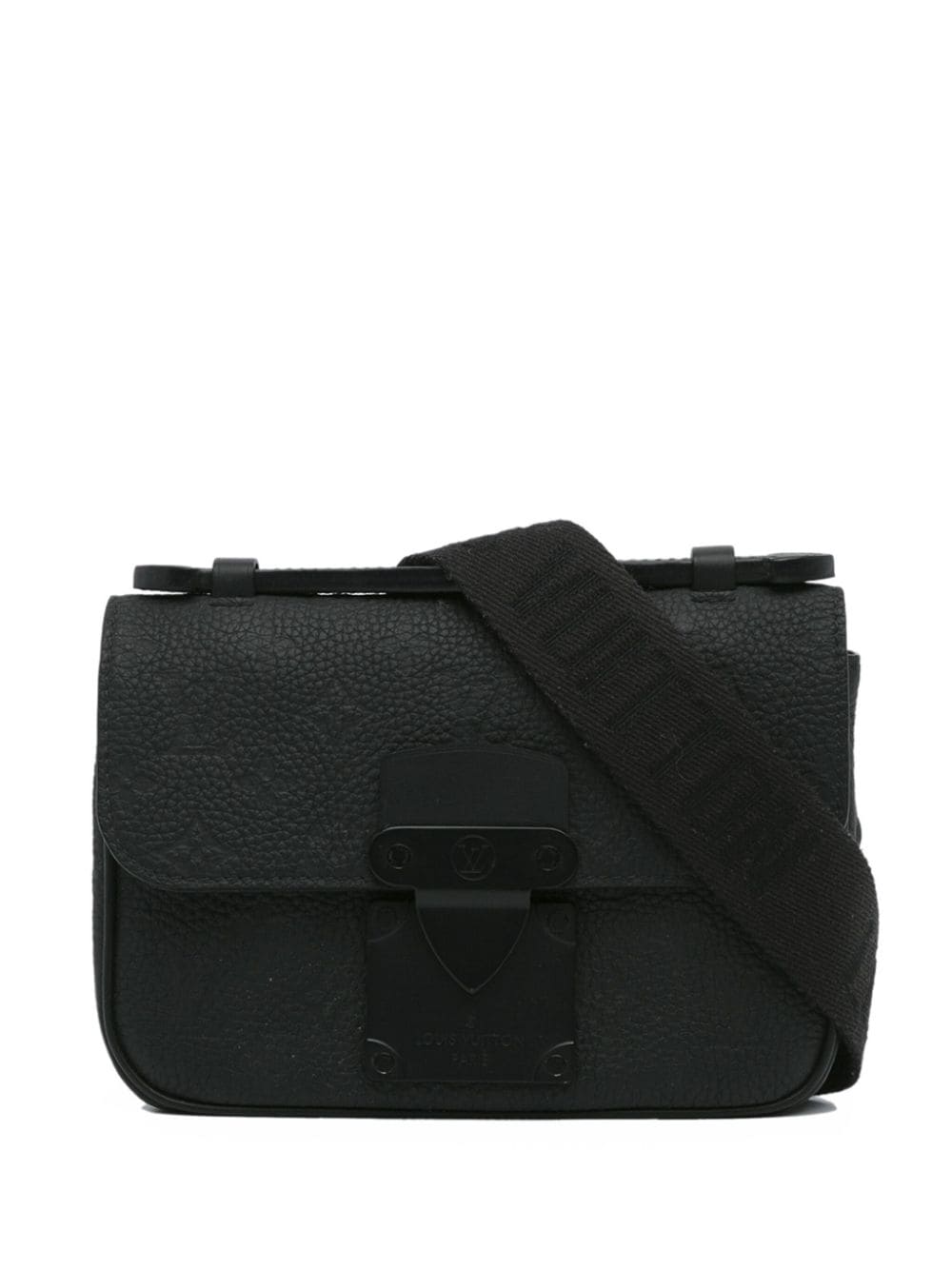 Pre-owned Louis Vuitton S Lock 腰包（2021-2023年典藏款） In Black