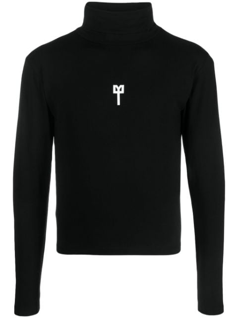 Liberal Youth Ministry logo-print roll-neck jumper