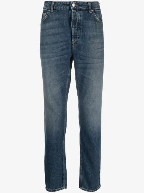 Department 5 Slim-Fit-Jeans mit Logo-Applikation