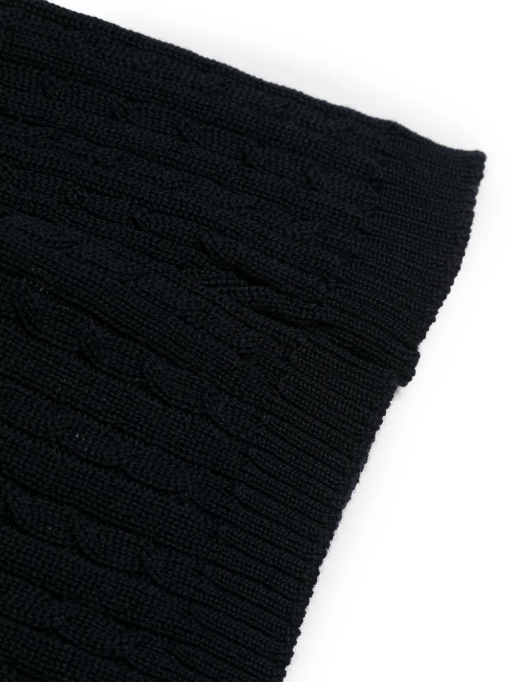 Siola Cable-knit Merino Jumper In Blue