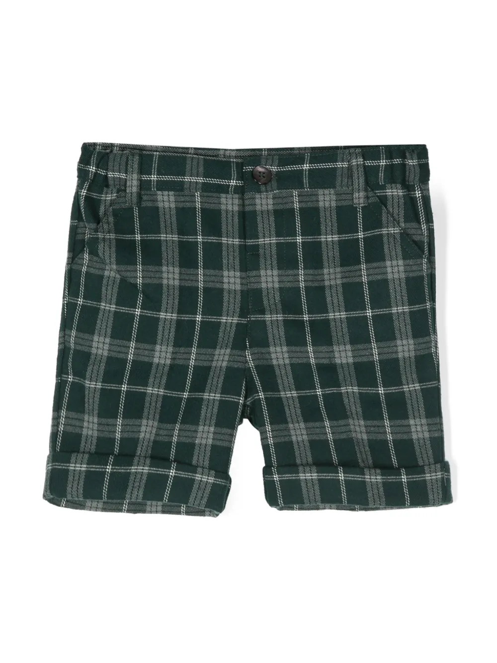 Siola Geruite broek Groen