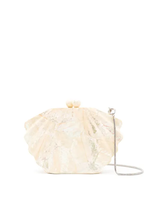 Isla mother-of-pearl clutch bag