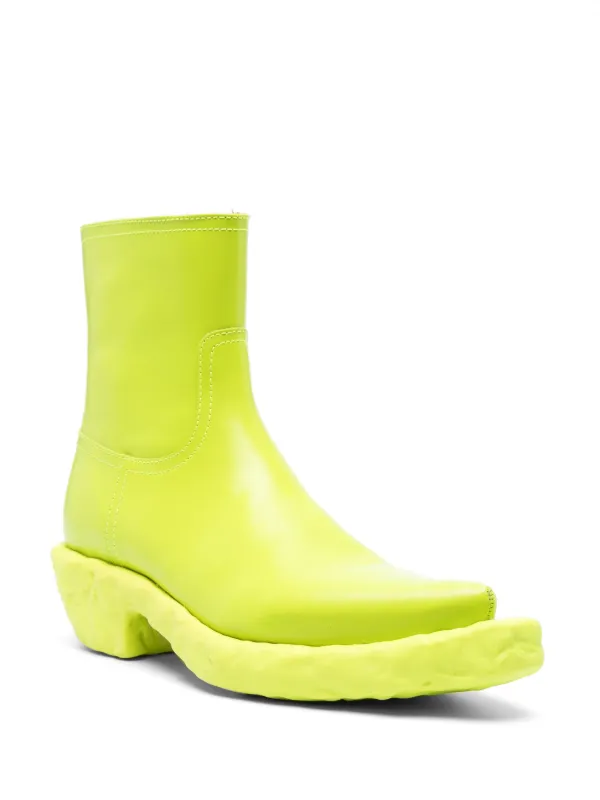 CamperLab Venga chunky-sole Leather Boots | Green | FARFETCH display picture 1