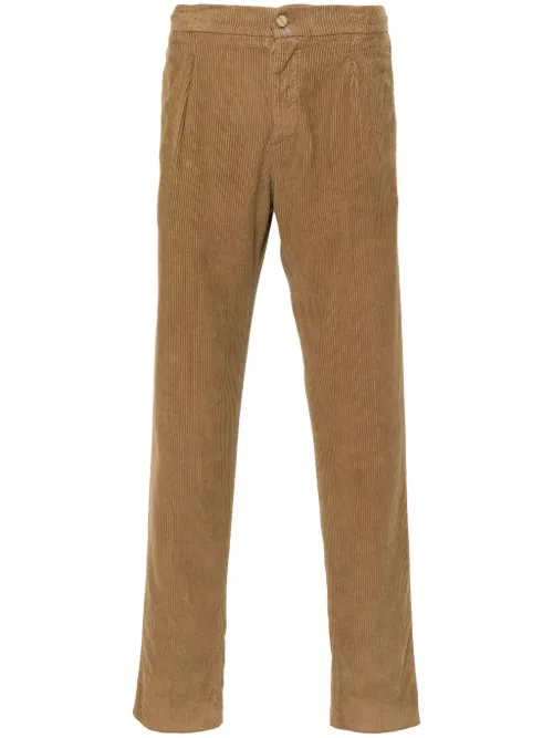 Pantalon en velours côtelé à coupe slim - Kiton - Modalova