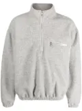 Rier mélange fleece virgin wool sweatshirt - Grey