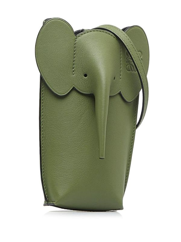 LOEWE + Paula's Ibiza Elephant Pocket leather shoulder bag