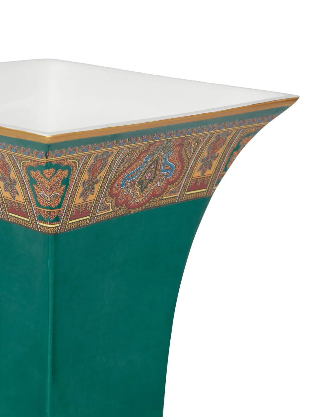 ETRO HOME Porseleinen vaas met paisley-print - Groen