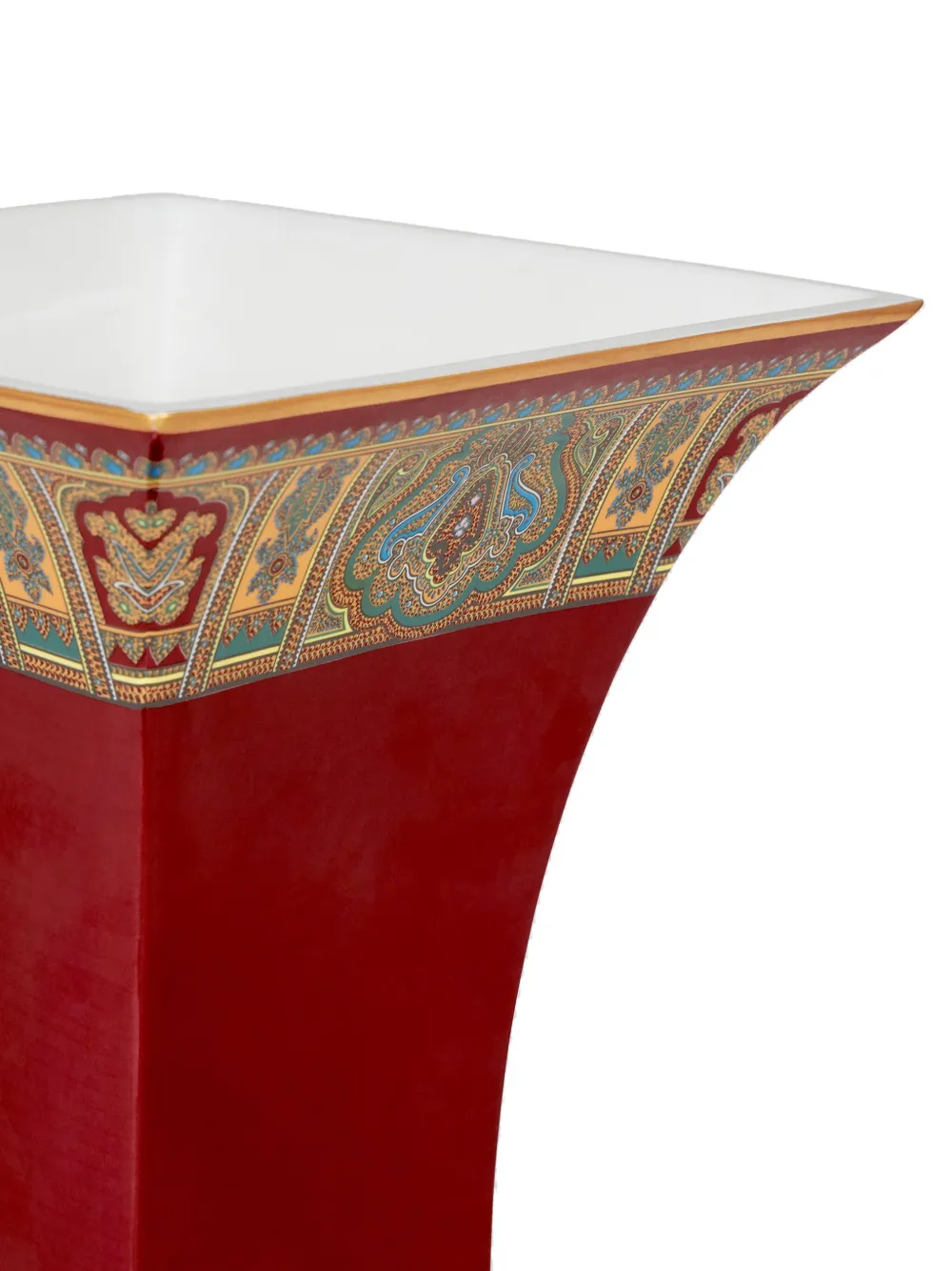 ETRO HOME Porseleinen vaas met paisley-print - Rood