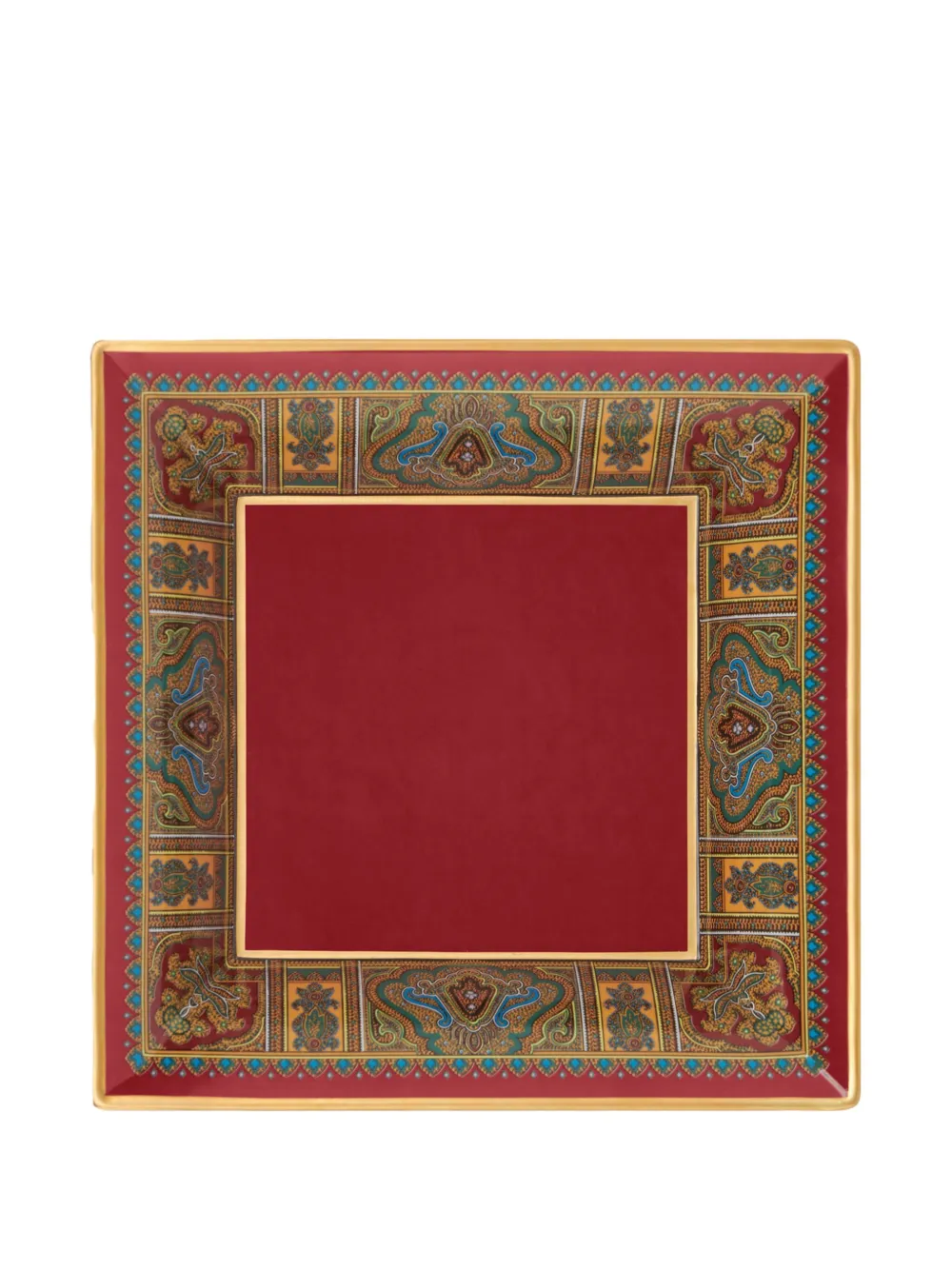 ETRO HOME Tablett aus Porzellan mit grafischem Print | Dekorative Ablagen & Teller | Image 2