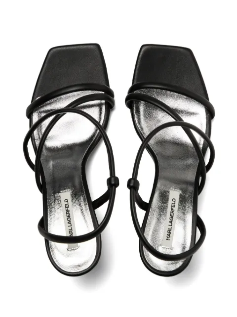 Karl Lagerfeld Rialto 80mm leather sandals KLL34405999 - 3