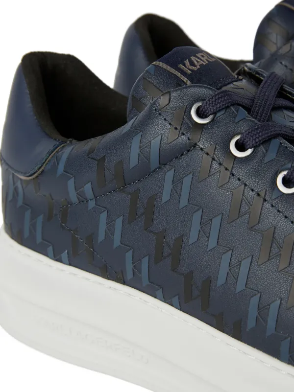 Karl Lagerfeld Dualtone Kapri Leather Sneakers Blue FARFETCH PT
