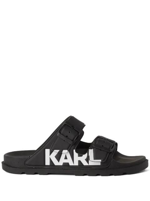 Karl Lagerfeld Kondo Tred double-strap sandals