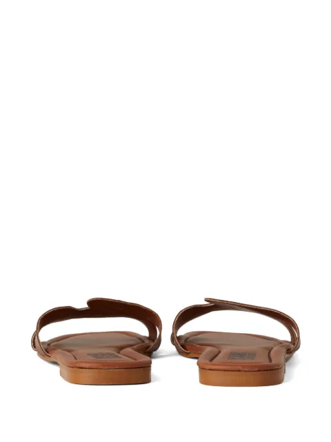 Karl Lagerfeld logo-embossed leather sandals KLL85408140 - 2
