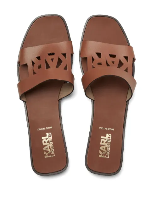 Karl Lagerfeld Skoot II leather sandals KLL80405140 - 3