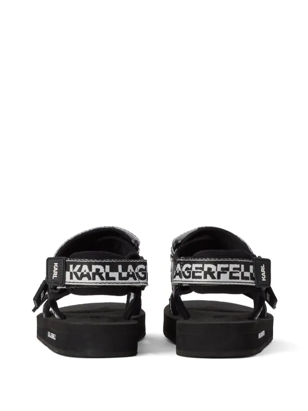 Karl Lagerfeld Atlantik Speculum Sandalen Schwarz FARFETCH DE